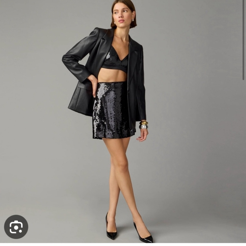 Jcrew collection Mini Sequin Skirt size 8 NWTZ